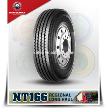 Pneu de caminhão Neoterra 295 / 75r22.5 Projeto de sulco de piso especial de quatro-rid faz 11R22.5 pneu